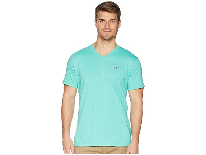 Psycho Bunny Classic V-neck T-shirt (florida) Men's T Shirt