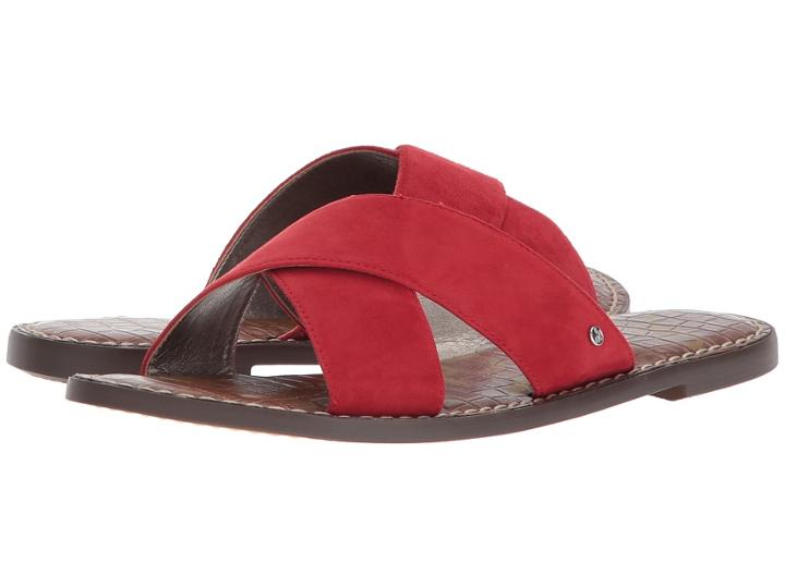 Sam Edelman Gertrude (red Kid Suede Leather) Women's Shoes