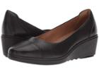 Clarks Un Tallara Dee (black Leather) Women's Shoes