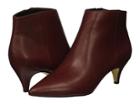 Sam Edelman Kinzey (beet Red Modena Calf Leather/dakota Nappa) Women's Dress Zip Boots