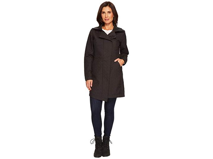 Nau Off The Grid Trench (caviar) Women's Clothing