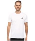 Adidas Essential Tech Crew Tee (white/black) Men's T Shirt