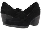 Clarks Carleta Belle (black Suede) Women's  Shoes