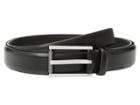 Calvin Klein 30mm Feather Edge Panel Belt (black) Men's Belts