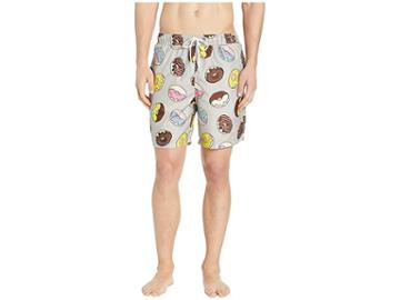 U.s. Surf Club Donuts Swim Shorts (vapor Grey) Men's Swimwear