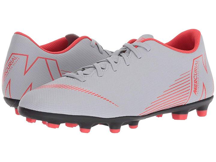Nike Vapor 12 Club Mg (wolf Grey/light Crimson/black) Men's Soccer Shoes