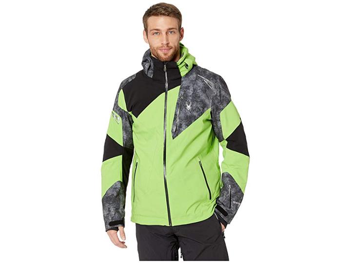 Spyder Leader Jacket (fresh/cloudy Tonal Distress Polar/black) Men's Jacket