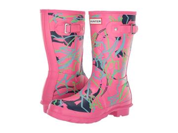Hunter Disney Mary Poppins Original Short Rain Boots (arcade Pink Bright Camo Print) Women's Rain Boots