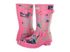 Hunter Disney Mary Poppins Original Short Rain Boots (arcade Pink Bright Camo Print) Women's Rain Boots