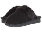 Dr. Scholl's Sunday Scuff (black Sweater Knit) Women's Slippers