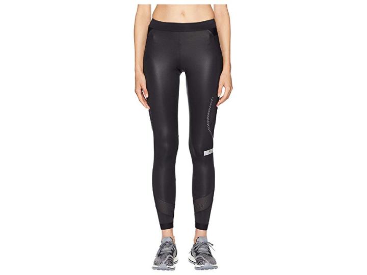 Adidas By Stella Mccartney Run Long Tights Shiny Cz3728 (black) Women's Casual Pants