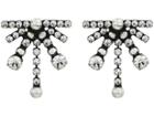 Dannijo Andi Earrings (ox Silver/clear) Earring