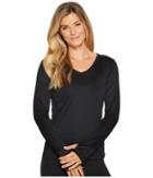 Reebok Running Essentials Long Sleeve Tee (black) Women's Workout