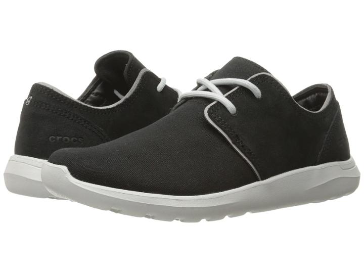 Crocs Kinsale 2-eye Shoe (black/pearl White) Men's Lace Up Casual Shoes