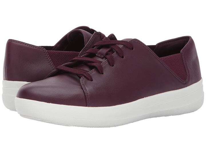 Fitflop Sporty Lace-up Sneaker (deep Plum) Women's Lace Up Casual Shoes