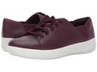 Fitflop Sporty Lace-up Sneaker (deep Plum) Women's Lace Up Casual Shoes