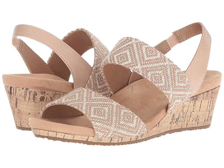 Lifestride Marcela (tan/white) Women's  Shoes