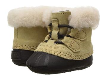 Sorel Kids Caribootie (infant) (curry/black) Kid's Shoes