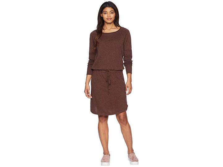 Prana Leigh Dress (wedged Wood Heather) Women's Dress