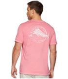 Vineyard Vines Short Sleeve Vintage Mahi Pocket Tee (jetty Red) Men's T Shirt