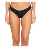 Becca By Rebecca Virtue Color Splash Hipster Bottoms (black) Women's Swimwear