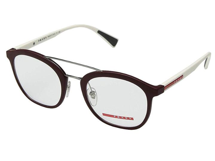 Prada 0ps 02hv (bordeaux Rubber) Fashion Sunglasses