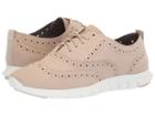 Cole Haan Zerogrand Wing Oxford Ii (oat Nubuck) Women's Lace Up Casual Shoes