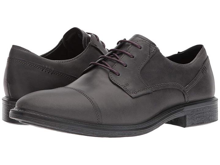 Ecco Knoxville Derby Cap Toe (moonless) Men's Shoes