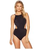 Rvca Solid One-piece (black) Women's Swimsuits One Piece