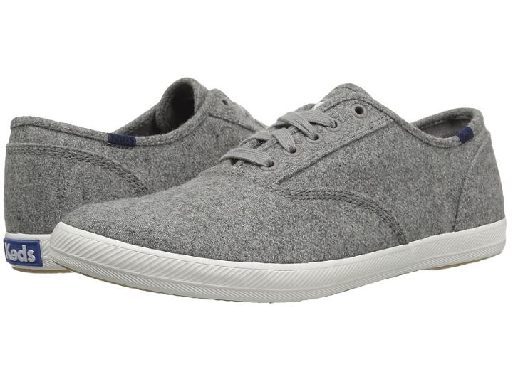 Keds Champion Wool (gray) Men's Lace Up Casual Shoes