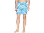 Vineyard Vines At Sea Patchwork Chappy Swim Trunks (azure Blue) Men's Swimwear