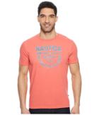 Nautica Nautica Supply Crew T-shirt (spiced Coral) Men's Clothing