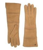Ugg Long Pieced Sheepskin Gloves With Slim Pile (chestnut) Extreme Cold Weather Gloves
