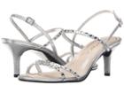 Caparros Christine (silver Metallic Fabric) Women's Sandals