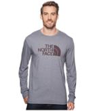 The North Face Long Sleeve Half Dome Tee (tnf Medium Grey Heather/weathered) Men's T Shirt