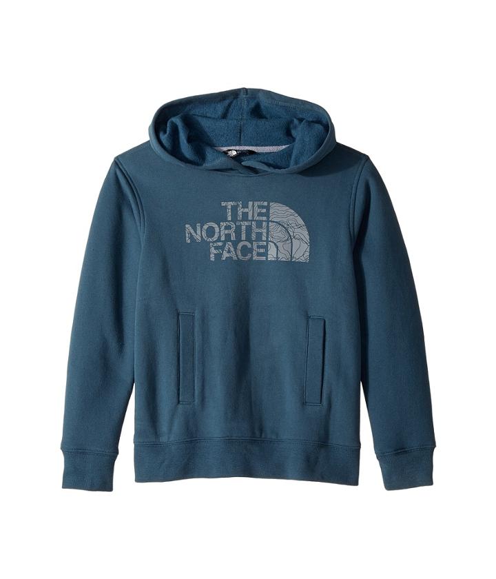 The North Face Kids Logowear Pullover Hoodie (little Kids/big Kids) (conquer Blue (prior Season)) Boy's Sweatshirt