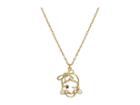 Kate Spade New York Celestial Charm Virgo Pendant Necklace (clear/gold) Necklace