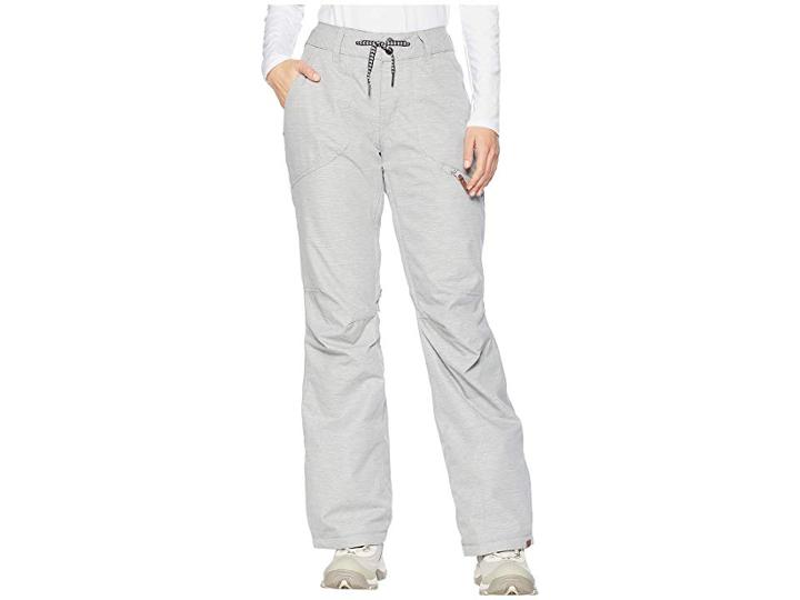 Roxy Nadia 10k Snow Pants (warm Heather Grey) Women's Casual Pants