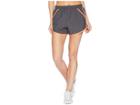 Under Armour Fly By Shorts (charcoal/after Burn/reflective) Women's Shorts