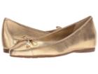 Michael Michael Kors Gia Ballet (pale Gold) Women's Shoes