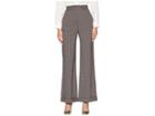 See By Chloe Plaid Wide Leg Trousers (multicolor Blue) Women's Casual Pants