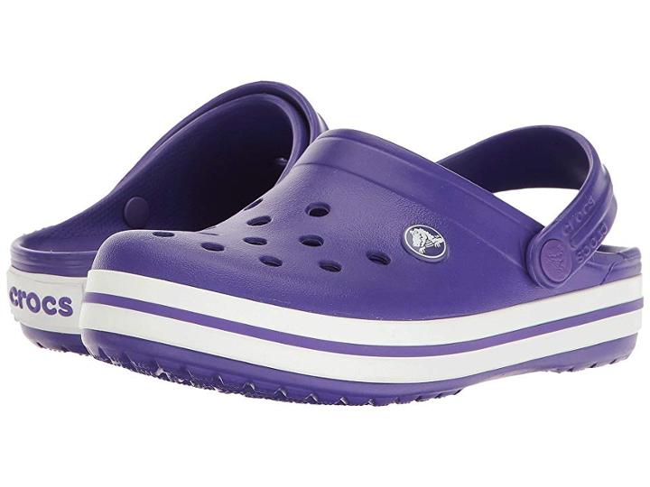 Crocs Kids Crocband Clog (toddler/little Kid) (ultraviolet/white) Kids Shoes