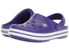 Crocs Kids Crocband Clog (toddler/little Kid) (ultraviolet/white) Kids Shoes