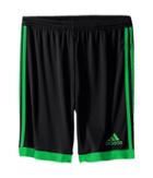Adidas Kids Tastigo 15 Shorts (little Kids/big Kids) (black/solar Lime) Kid's Shorts