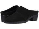 Walking Cradles Caden (black Stamped Nubuck) Women's Clog Shoes