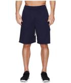 Under Armour Ua Select 9 Shorts (midnight Navy/ghost Gray/metallic Victory Gold) Men's Shorts