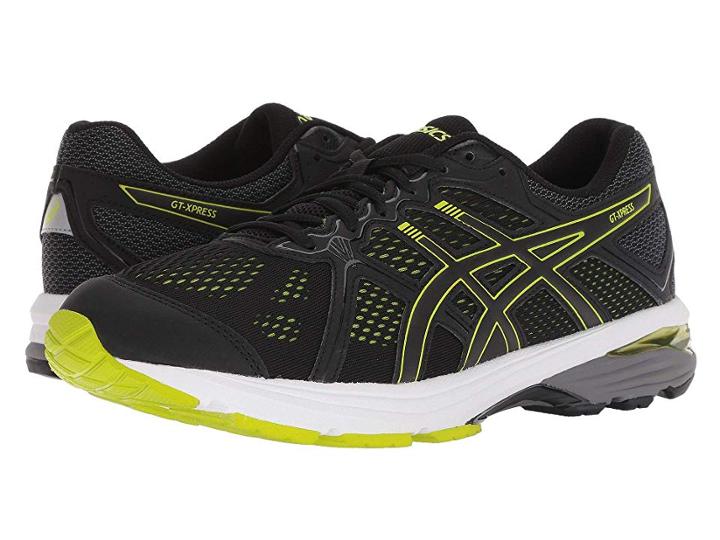 Asics Gt-xpress (black/neon Lime) Men's Running Shoes