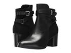 Lauren Ralph Lauren Gersha (black/black Burn Calf/sport Suede) Women's Shoes