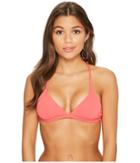 Billabong Its All About The Triangle Bikini Top (passion Fruit) Women's Swimwear