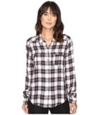 Paige Mya Shirt (vineyard/black/white) Women's Clothing